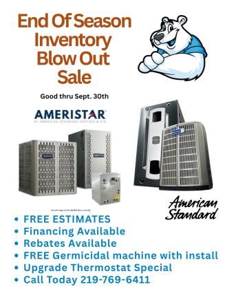 Rearick's Heating & Cooling special offers